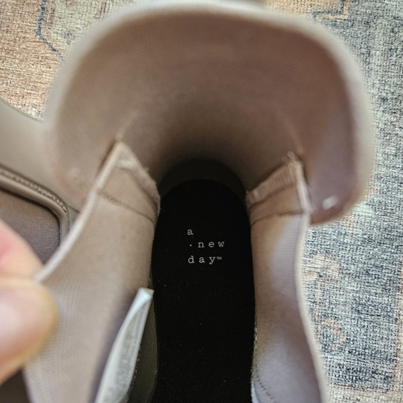 Target A New Day Taupe Winter Rain Boots - Picture 2 of 7